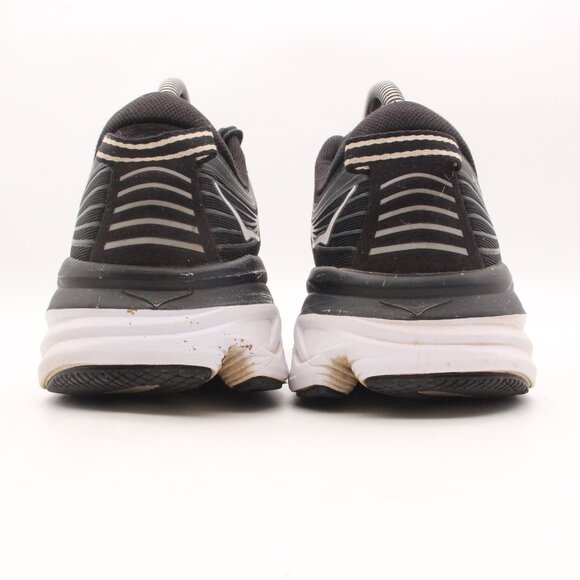 Hoka One One Bondi 7 Women's Size 9.5 Running  Sneakers Black White 1110519 BWHT - Picture 5 of 10